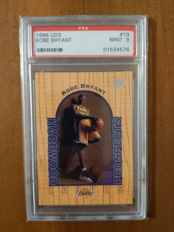 1996 UD3  #19 KOBE BRYANT  PSA9