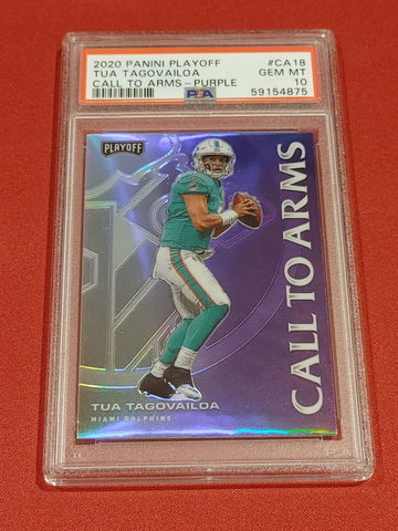 2020 Playoff Purple Call To Arms Miami Dolphins Tua Tagovailoa 