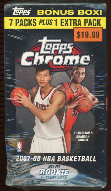 2007-08 Topps Chrome Blaster Box