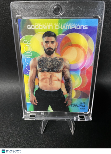 2023 Upper Deck Goodwin Champions Splash of Color Ilia Topuria #SCL-IT