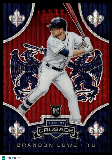 2019 Panini Chronicles Brandon Lowe #20 Crusade Ruby Wave SN