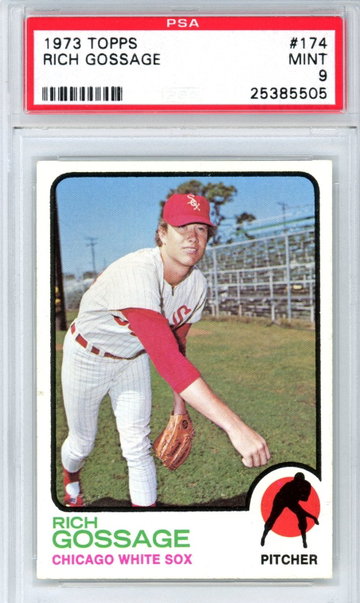 1973 TOPPS RICH GOOSE GOSSAGE Rookie PSA 9