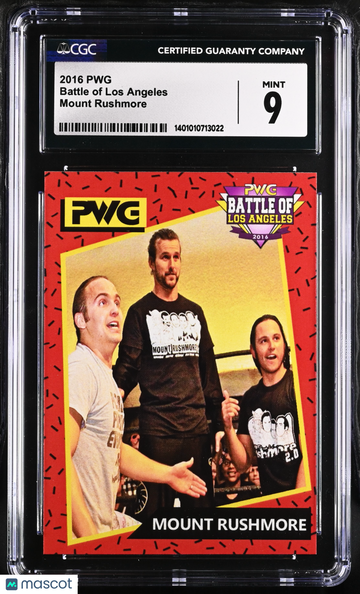 2016 PWG Mount Rushmore Battle of Los Angeles CGC 9