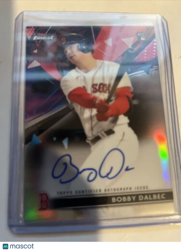 2021 Topps Finest Bobby Dalbec Rookie None Ungraded
