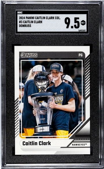 2024 Panini Caitlin Clark Collection #3 Caitlin Clark Donruss SGC 9.5