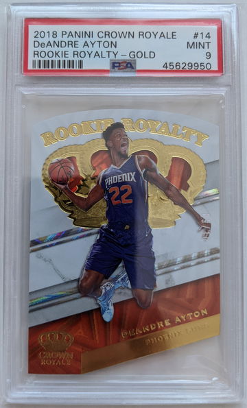Deandre Ayton 2018-19 Crown Royale Rookie Royalty Gold