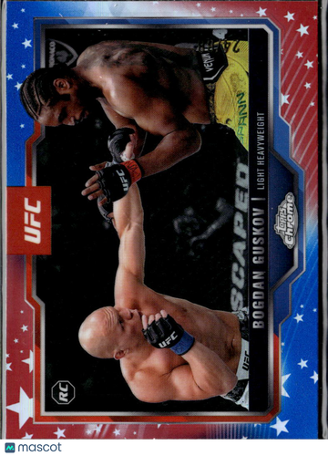 Bogdan Guskov 2025 Topps Chrome UFC RC Stars and Stripes