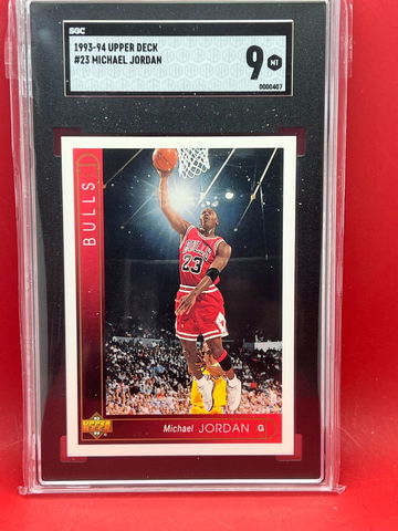 1993-94 UPPER DECK MICHAEL JORDAN #23  SGC 9