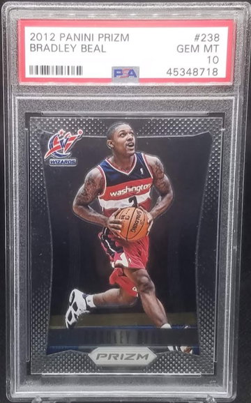 Bradley Beal 2012-13 Panini Prizm Rookie RC Card # 238 Graded PSA Gem Mint 10