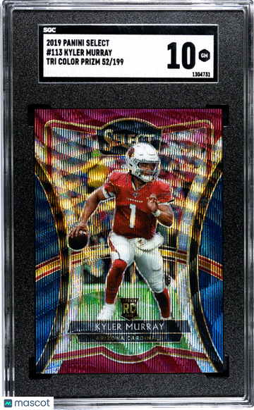 2019 Panini Select Kyler Murray #113 Tri Color Prizm /199 SGC 10
