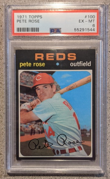 1971 Topps Pete Rose PSA 6 Centered
