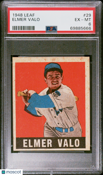 1948 Leaf Elmer Valo #29 PSA 6