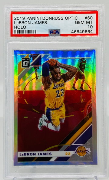 Lebron James 2019-20 Optic Holo PSA 10