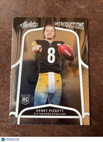 🔥2022 Panini Absolute - Introductions #INT-1 Kenny Pickett (RC) Steelers QB1