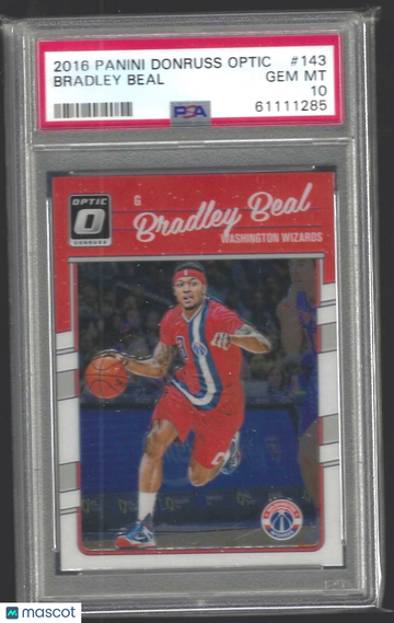2016 Panini Donruss Optic Bradley Beal #143 PSA 9