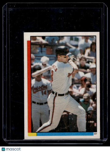 1990 Topps Stickers Cal Ripken #231a