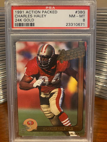 Charles Halley 24KT Gold PSA 8