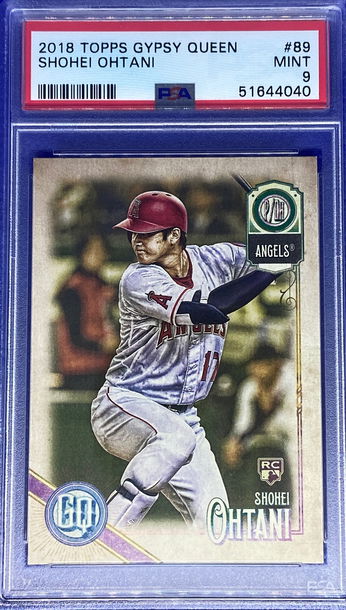 2018 Topps Gypsy Queen Shohei Ohtani PSA 9 RC Anaheim Angels