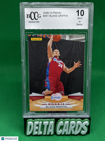 2010 Panini Blake Griffin #351 Rookie Card BCCG 10
