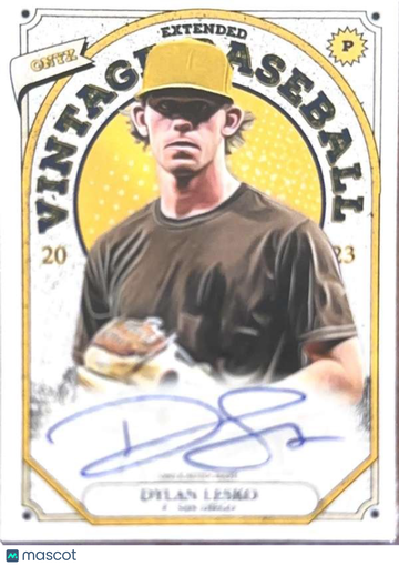2022 Onyx Vintage Extended - Blue Signatures Dylan Lesko #VADL