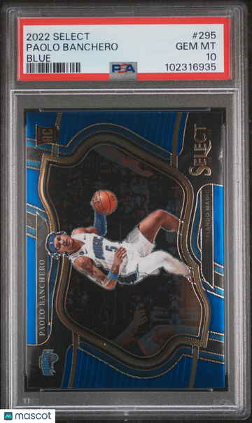 2022 Panini Select Paolo Banchero #295 Blue PSA 10