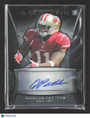 2013 Bowman Sterling Quinton Patton #BSA-QP RC Auto