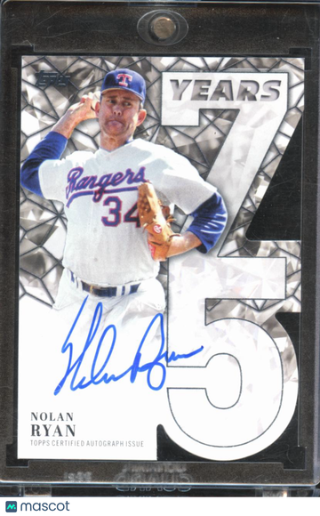 2026 Topps 75 Years of Topps Nolan Ryan #75YA-NR /75