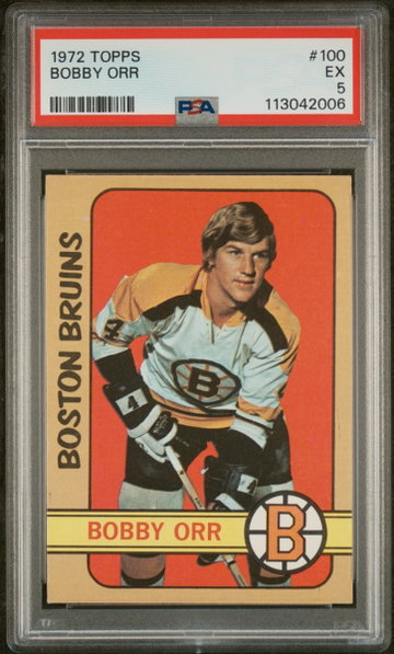 1972 Topps Bobby Orr #100 PSA 5