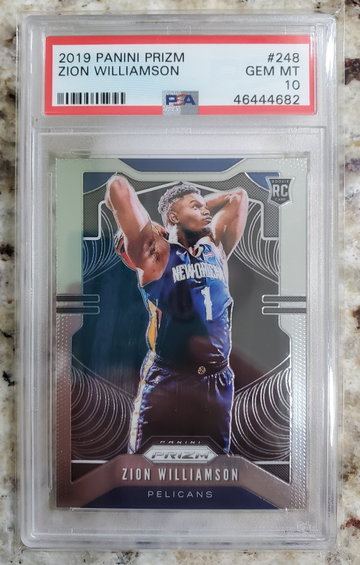 2019 Prizm ZION WILLIAMSON PSA 10
