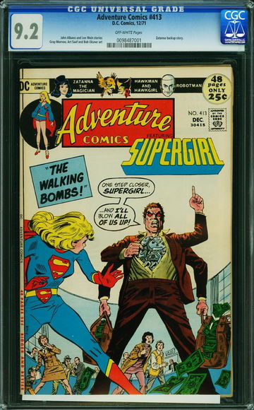 ADVENTURE COMICS #413, CGC 9.2 NM-