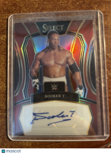 2024 Panini Select WWE Booker T #LS-BKT Red Prizm Parallel/Variety Insert