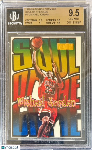 1998-99 SkyBox Premium Soul of the Game Michael Jordan #1 BGS 9.5