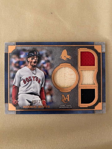 2019 Mookie Betts quad relic 42/75