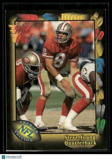 1991 Wild Card Steve Young #86