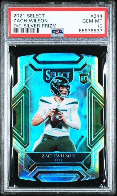 2021 Select Zach Wilson D/C Silver Prizm POP 17