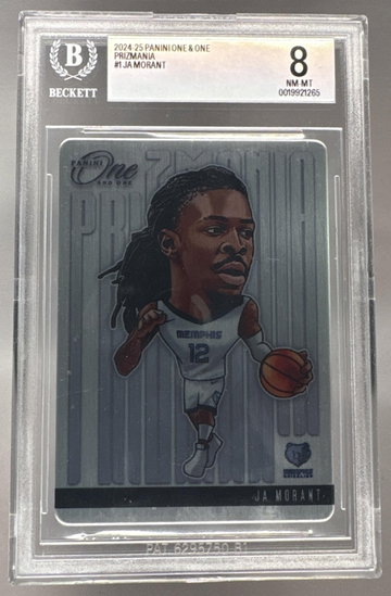 2024 Panini One & One #1 Ja Morant Prizmania SSP BGS 8