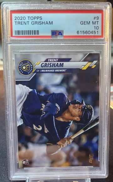  2020 Topps Series 1 Trent Grisham #9 RC Rookie Gem Mint PSA 10 Padres.