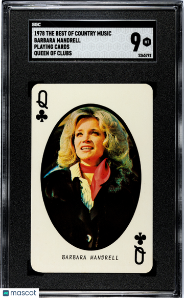 1978 The Best Of Country Music Playing Cards Barbara Mandrell SGC 9