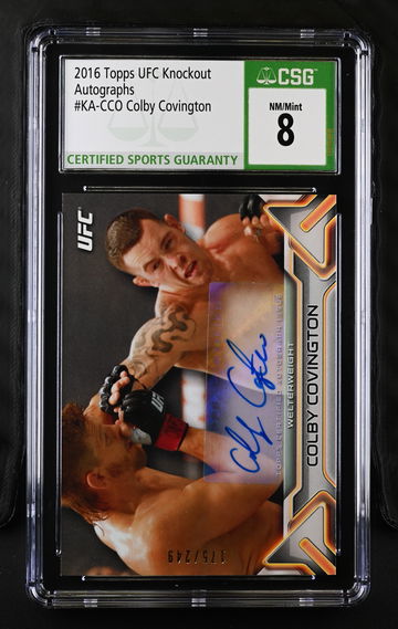 2016 TOPPS UFC COLBY COVINGTON AUTO 