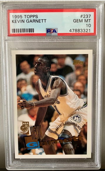 1995 Kevin Garnett Topps #237 PSA 10
