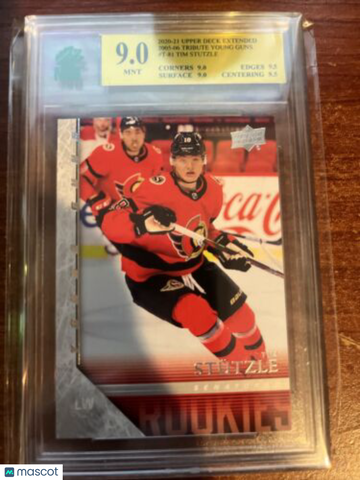 2020-21 Upper Deck Tim Stutzle Rookie MNT 9