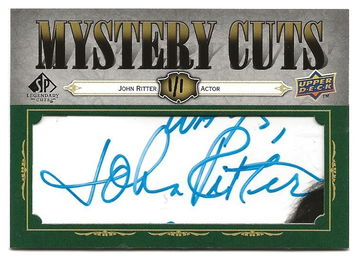 2008 Upper Deck SP Legendary Cuts John Ritter (d.03) Autograph Cut RARE True 1/1