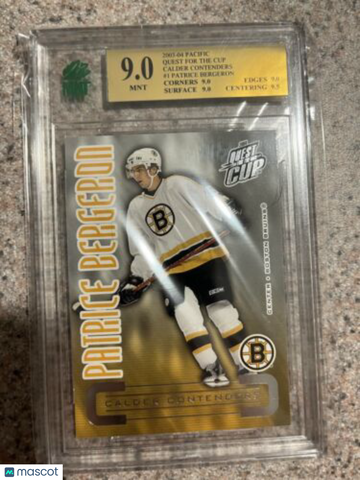 2003-04 Pacific Quest for the Cup Patrice Bergeron Rookie MNT 9