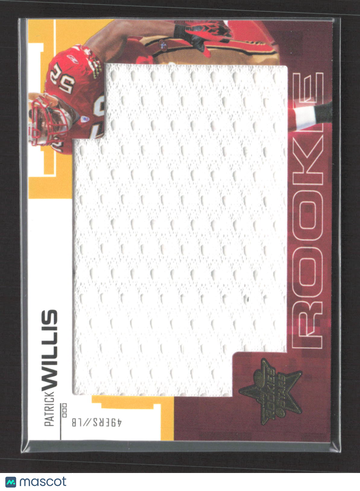 2007 Donruss Rookies & Stars Patrick Willis #223 Jersey Patch