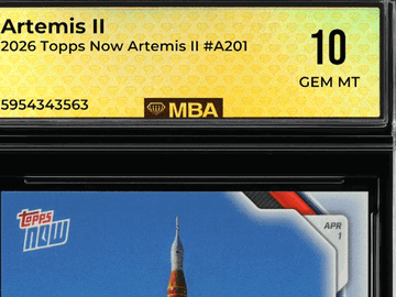 2026 Topps Now Artemis II Artemis II #A201 MBA 10