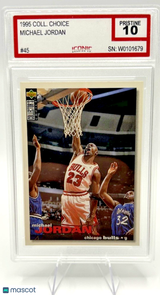 1995-96 Upper Deck Collector's Choice International German I Michael Jordan #45 [Base] Base Set 10