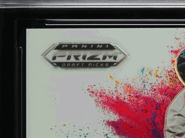 2020 Panini Prizm Draft Picks Color Blast Austin Martin #3 MBA 9.5