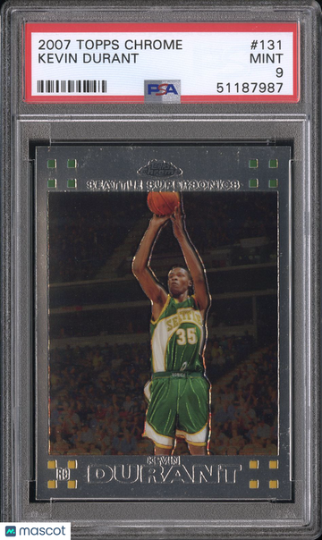 2007 Topps Chrome Kevin Durant #131 PSA 9