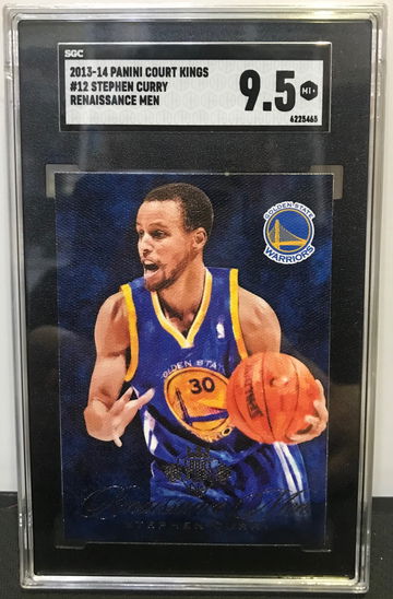 2013 panini court kings #12 stephen curry renaissance men sgc9.5