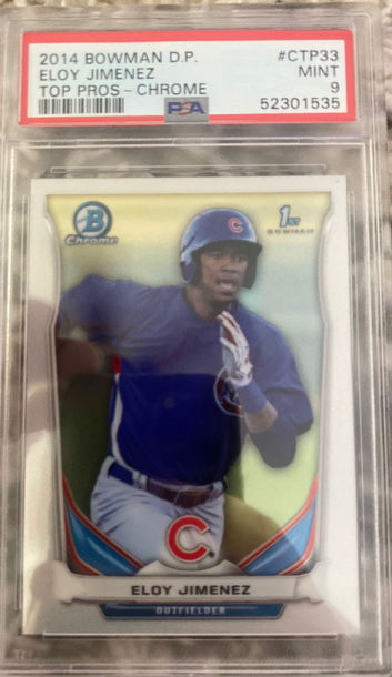2014 Bowman Chrome Eloy Jimenez PSA 9 Mint draft ctp33